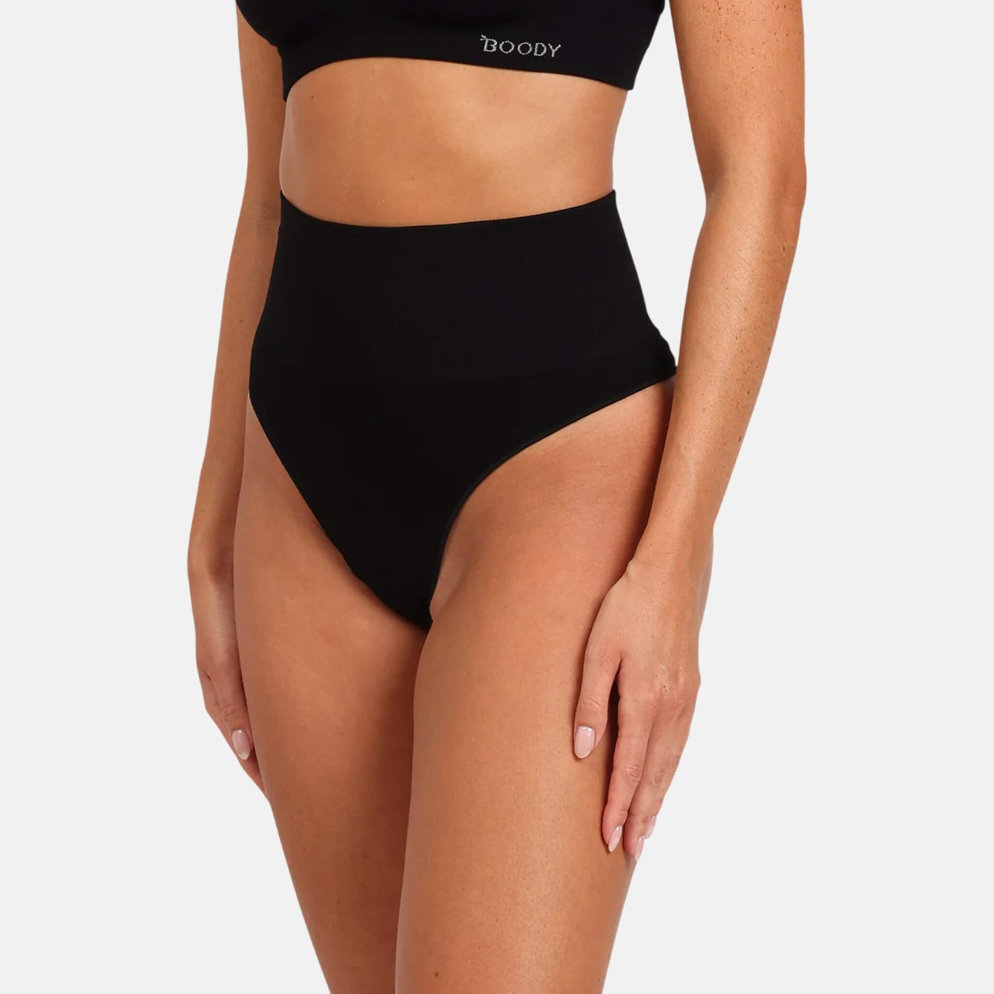 Boody Shaper High Waist G-String Black