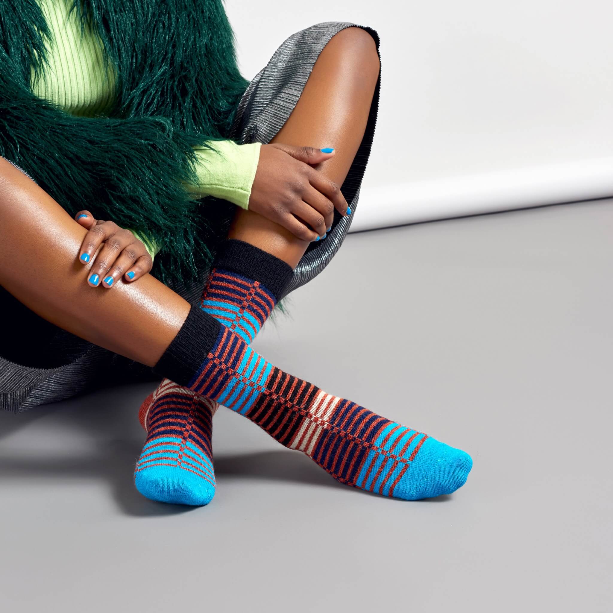 Hysteria by Happy Socks Ellinor Blue
