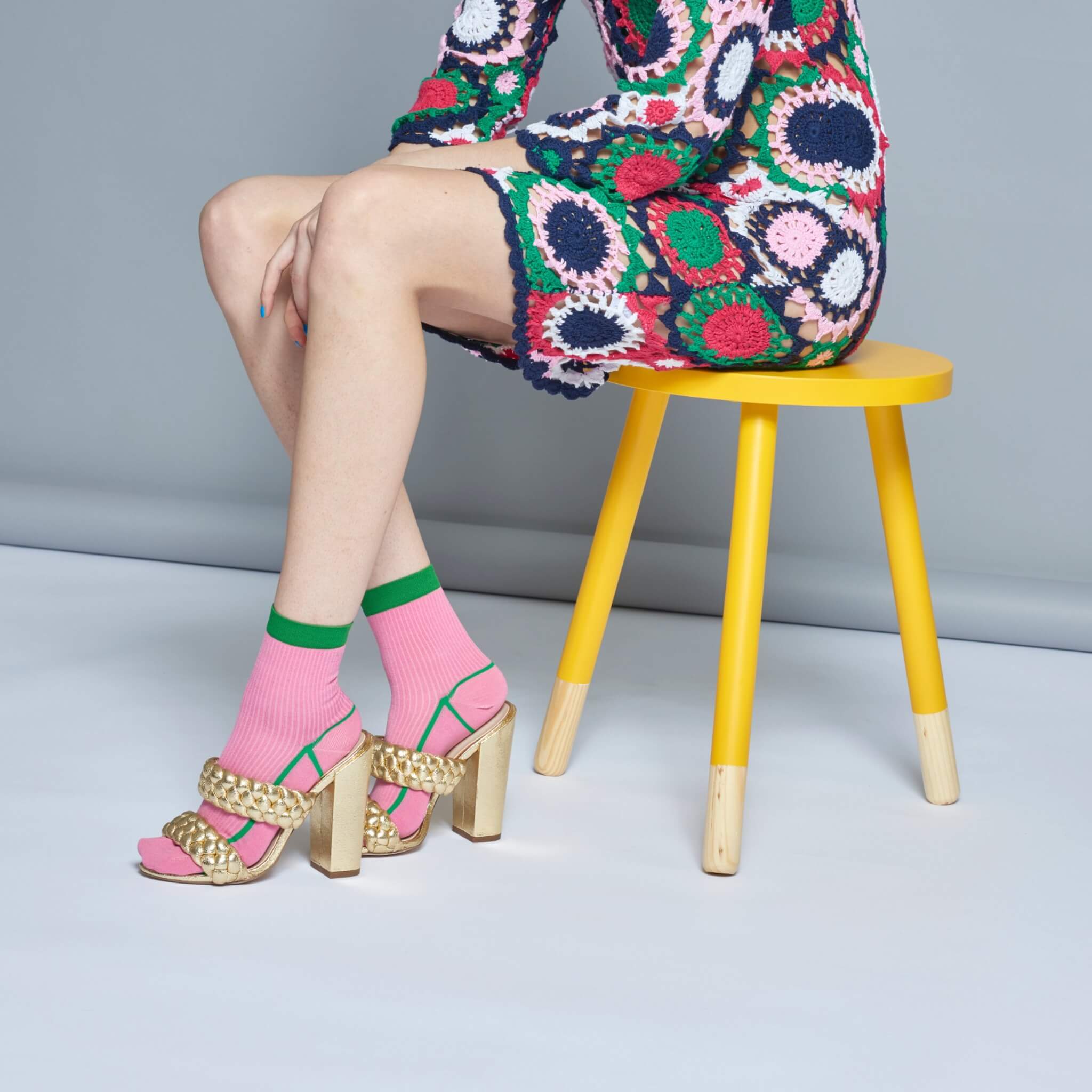 Hysteria by Happy Socks Lily Pink