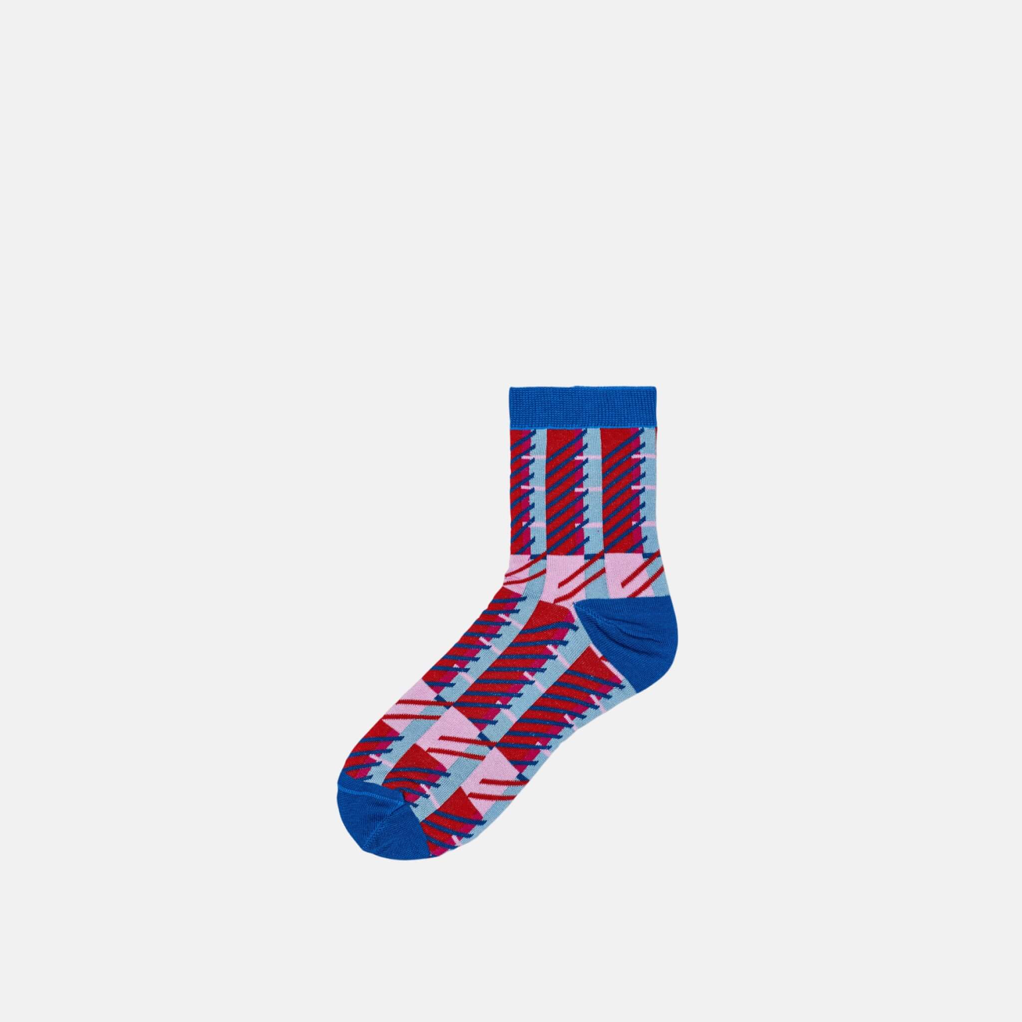 Hysteria by Happy Socks Magda Blue/Red