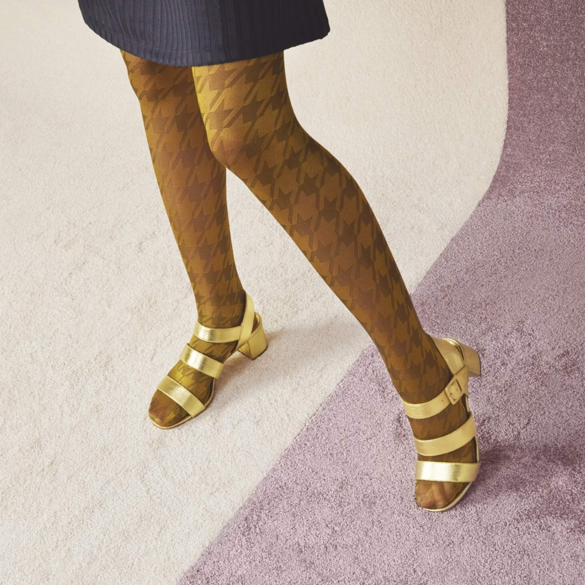 Hysteria by Happy Socks SopHia Yellow/Brown