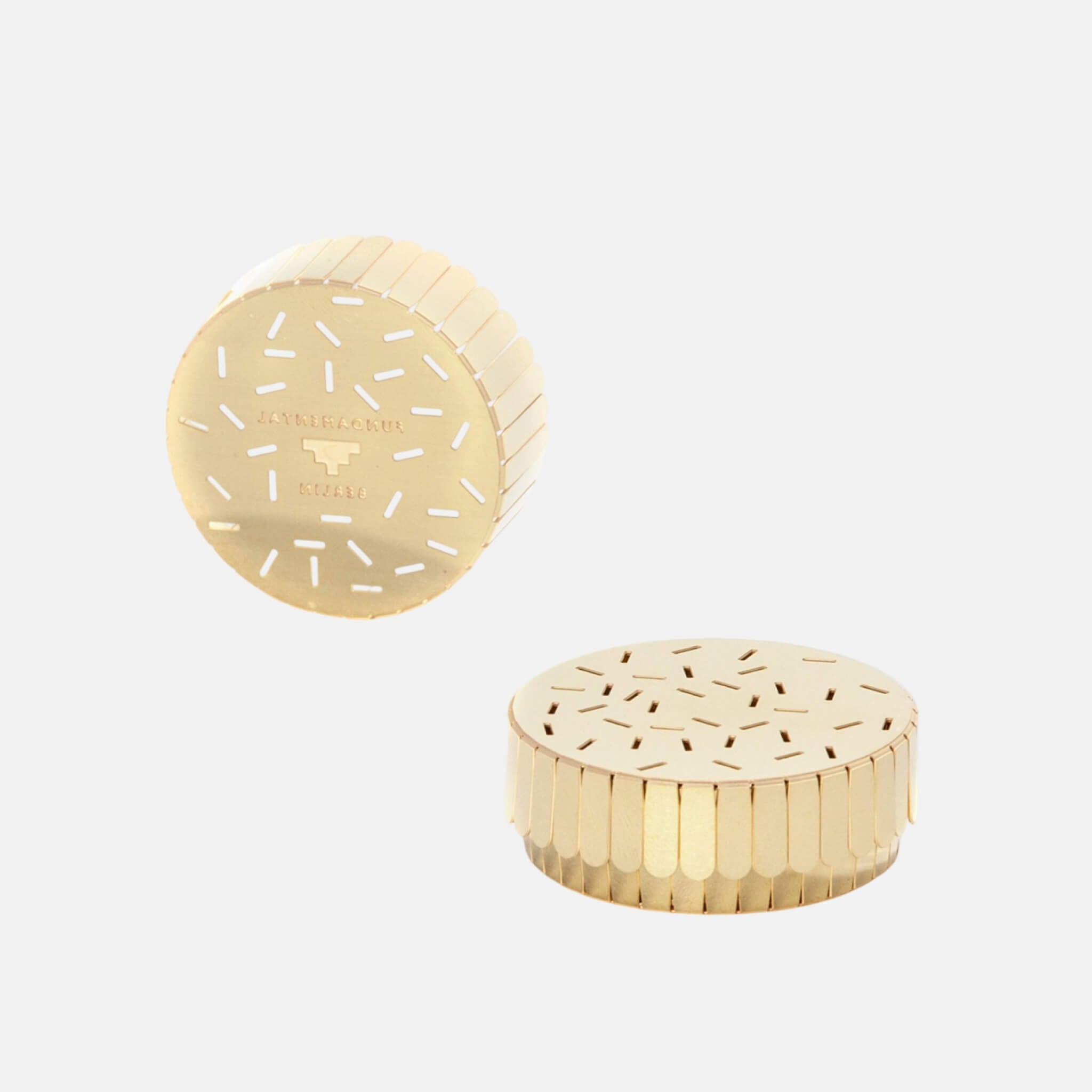 Fundamental Berlin Record Pill Box Brass
