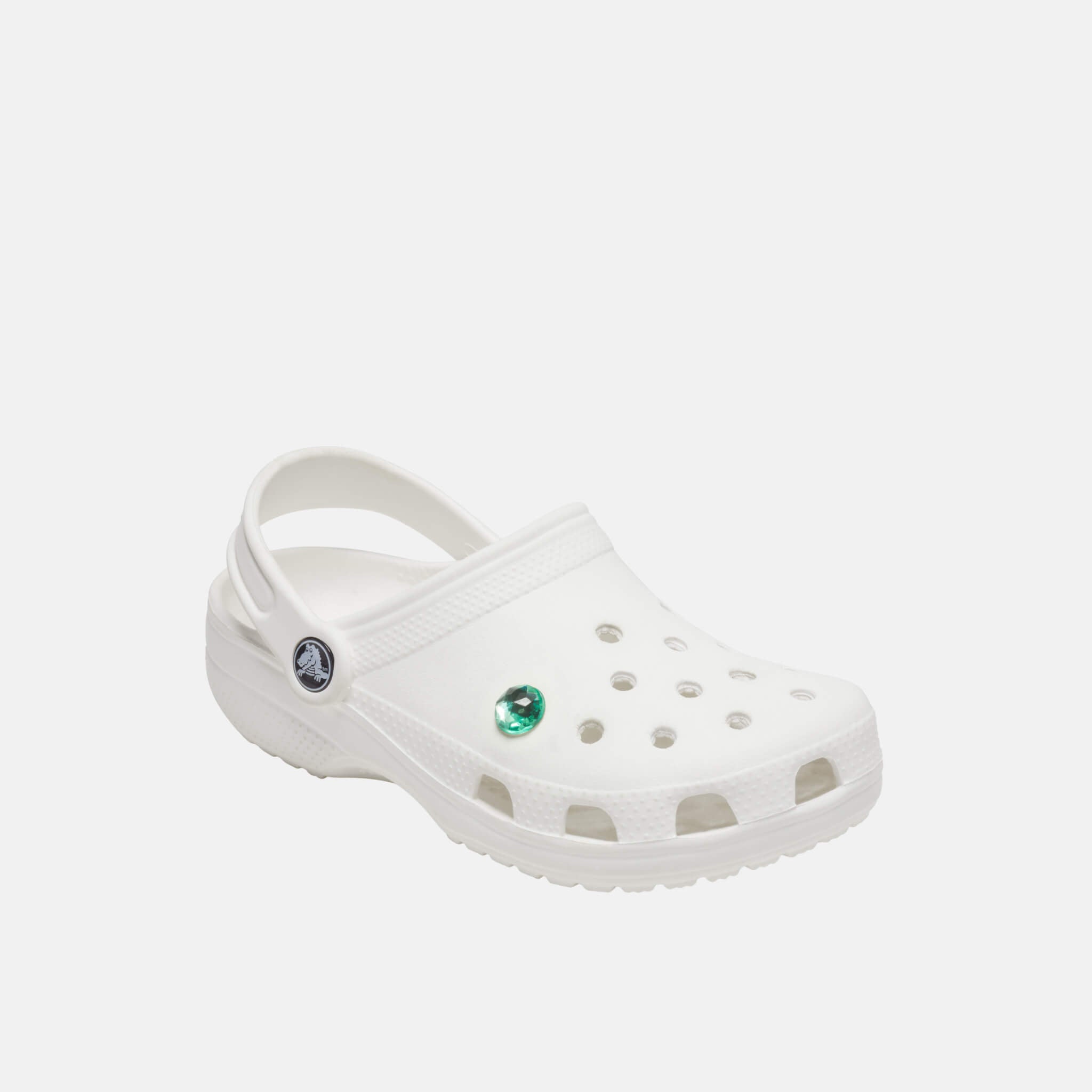 Jibbitz Charms Sparkly Green Circle