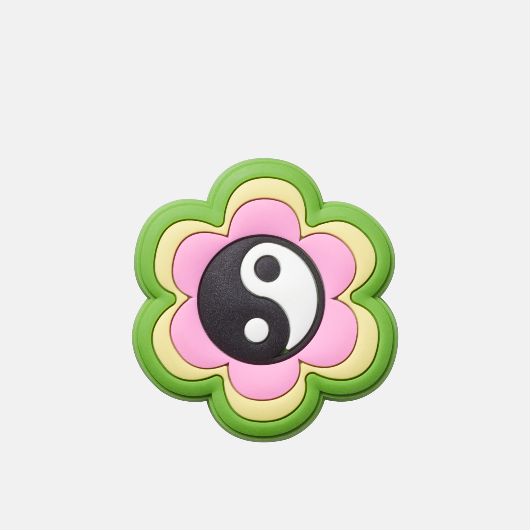 Jibbitz Charms Flower Ying Yang