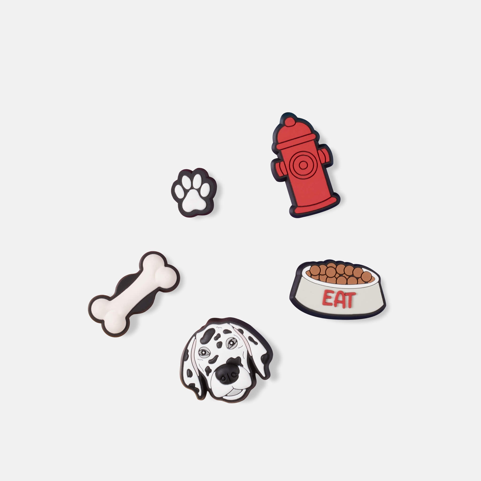 Jibbitz Charms Who Let The Dogs Out 5-Pack