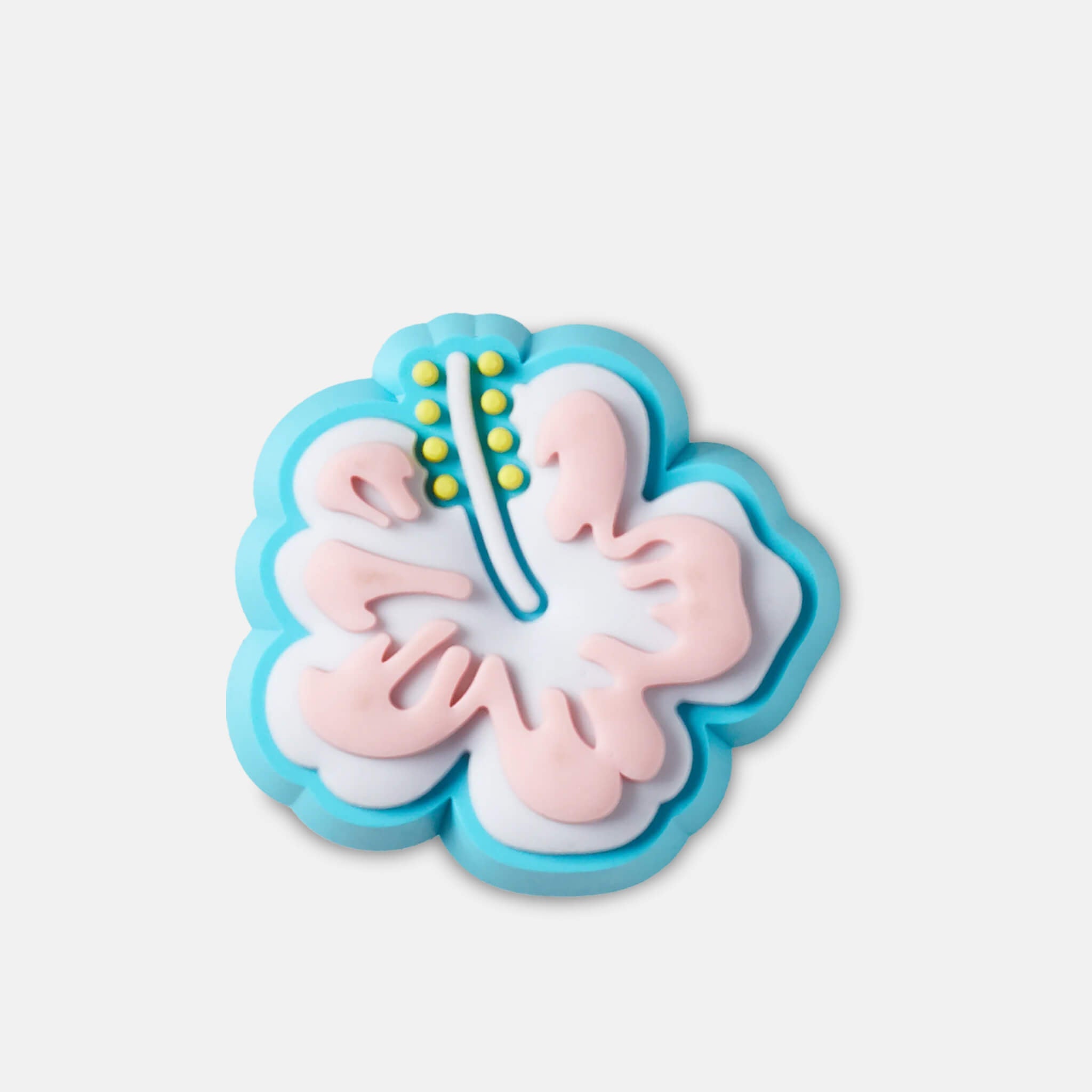 Jibbitz Charms Blue Hibiscus