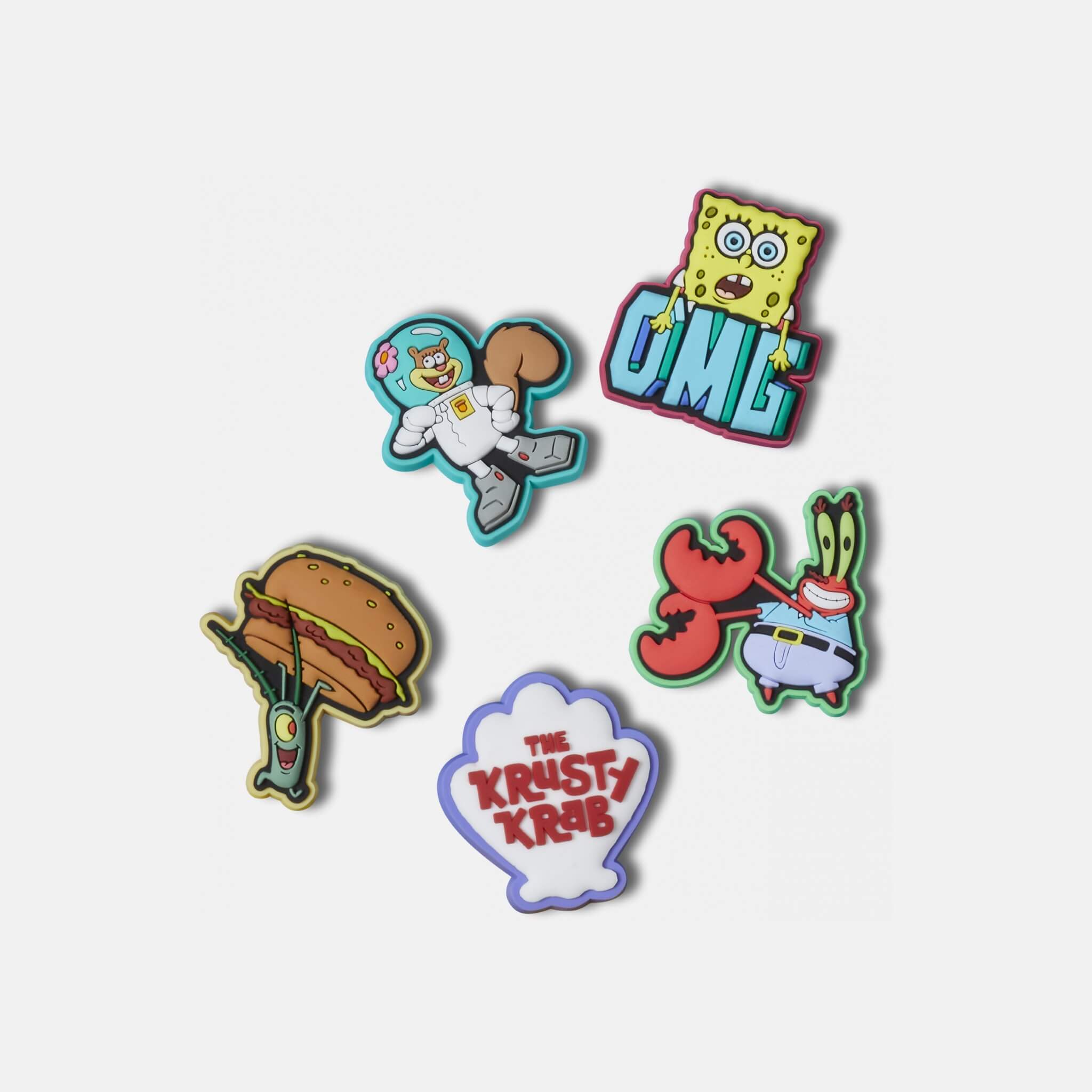 Jibbitz Charms Spongebob 5-Pack