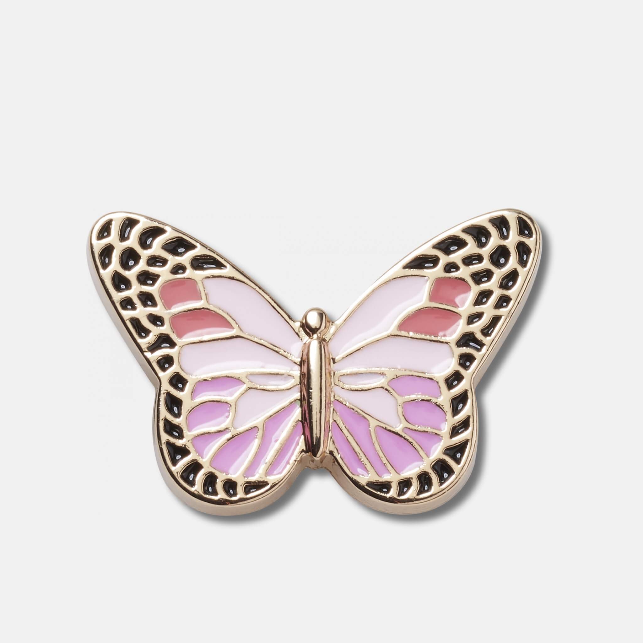 Jibbitz Charms Pink Elevated Colorful Butterfly