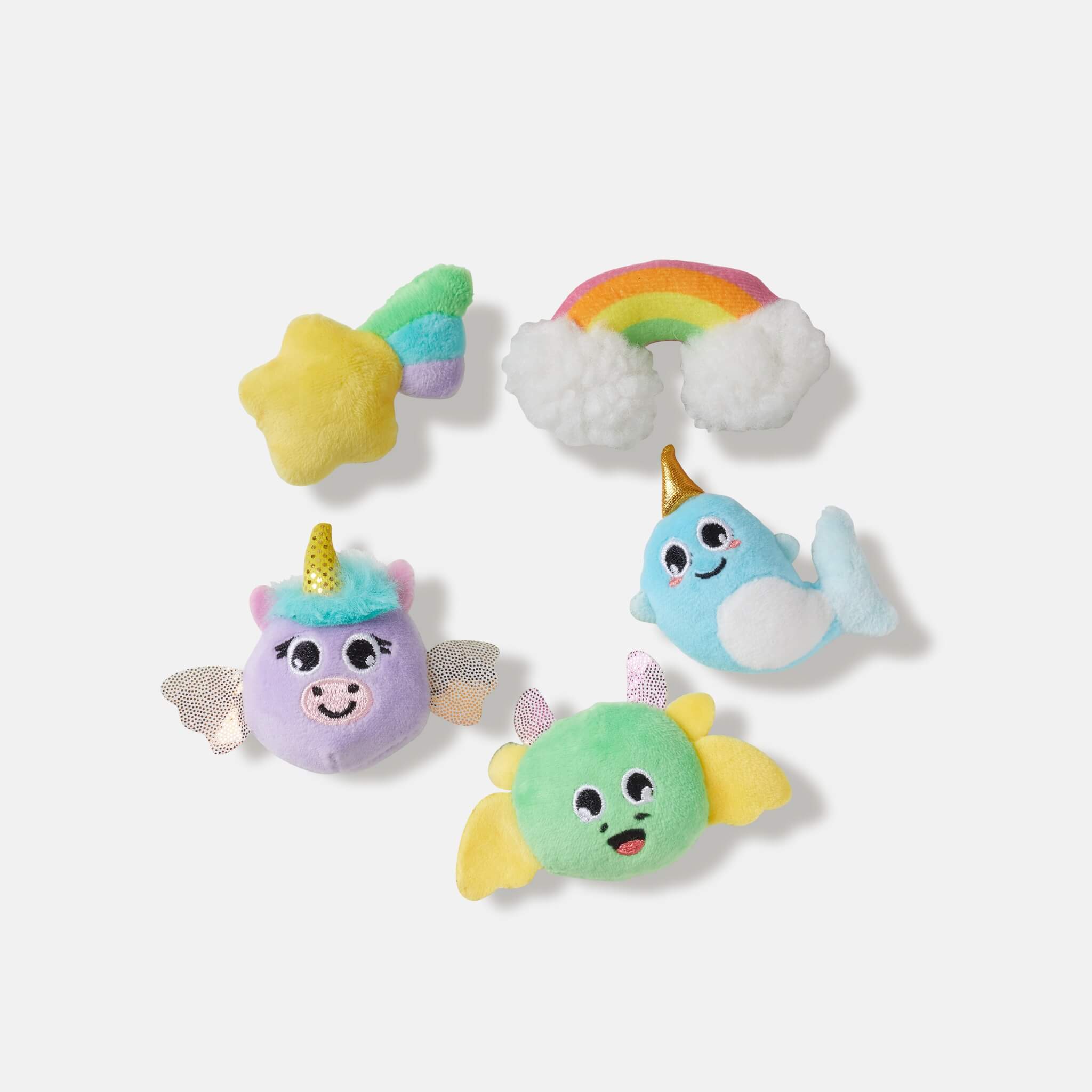 Jibbitz Charms Magical Plush Friends 5-Pack