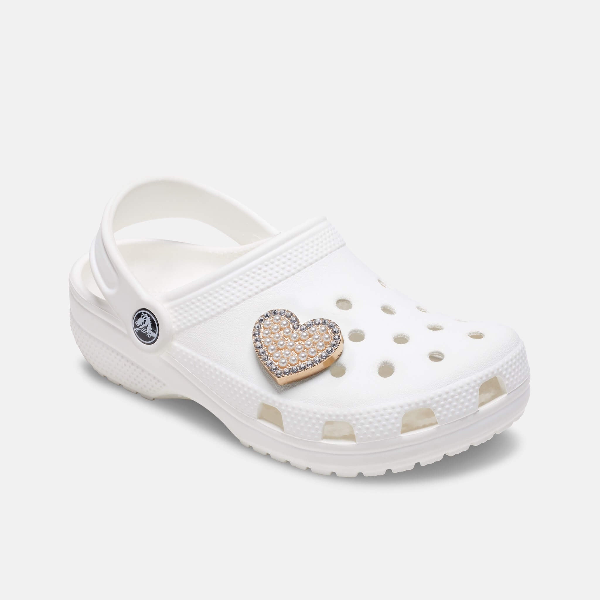 Jibbitz Charms Pearl Cluster Heart
