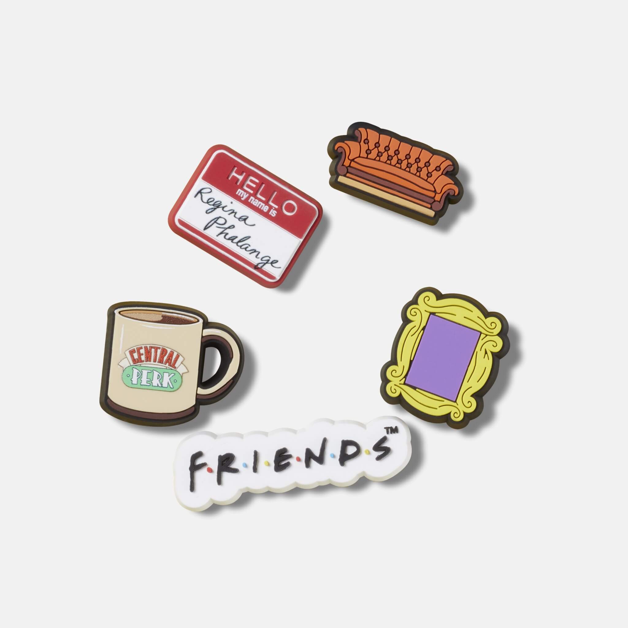 Jibbitz Charms Friends 5-Pack