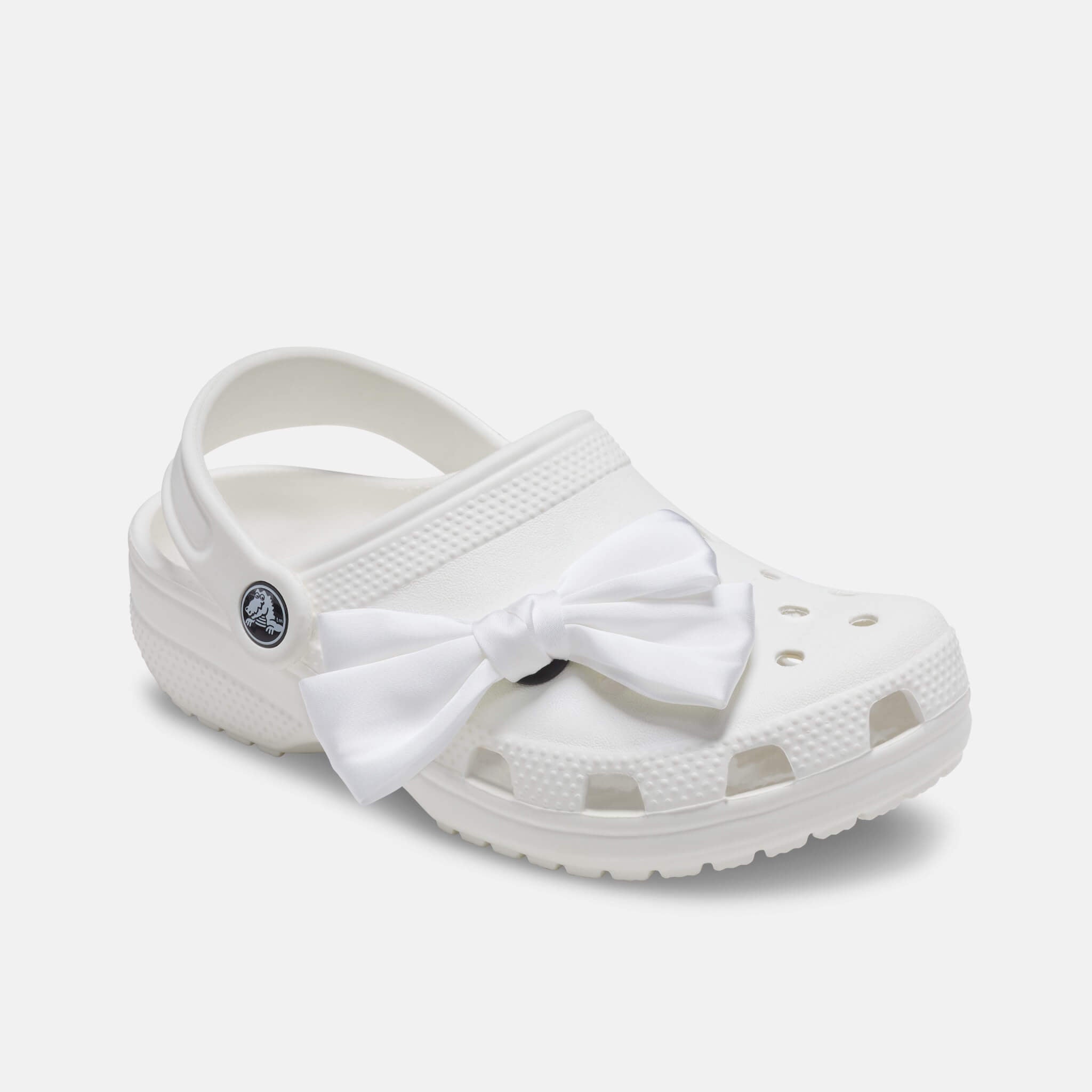 Jibbitz Charms Oversized Regal White Bow