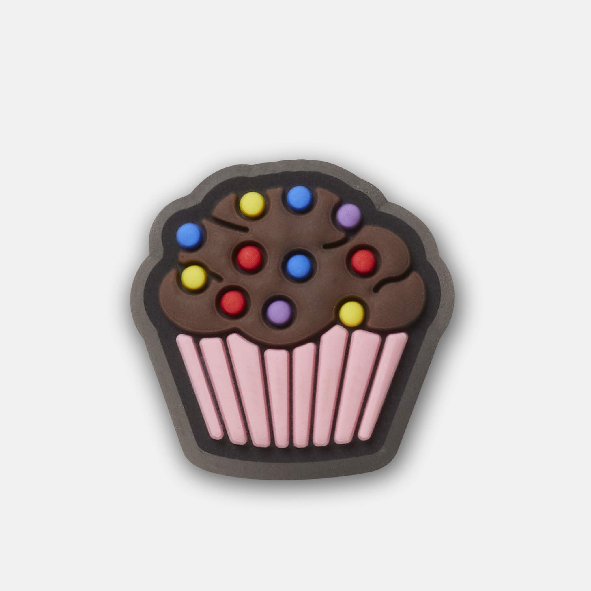 Jibbitz Charms Tiny Chocolate Cupcake