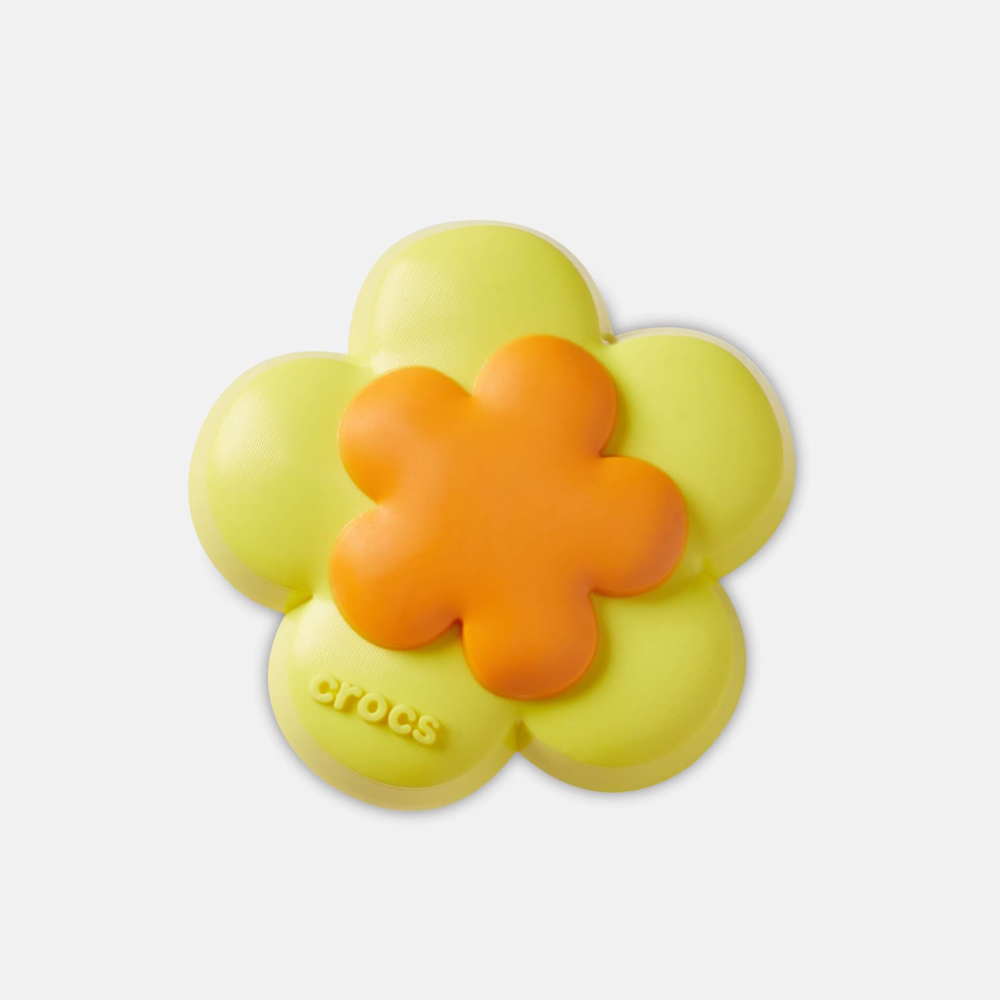Jibbitz Charms Yellow Double Flower
