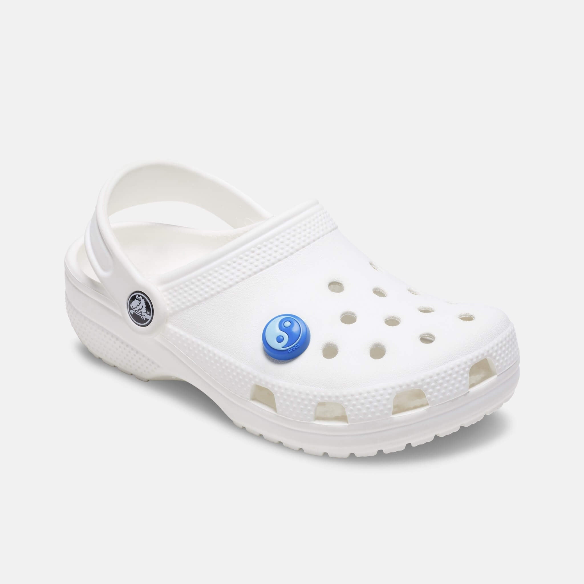 Jibbitz Charms Light and Dark Blue Yin Yang