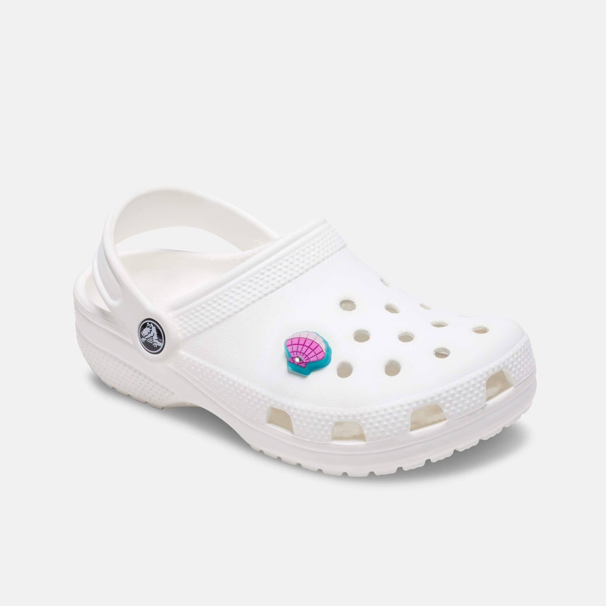 Jibbitz Charms Pink Seashell with Gem