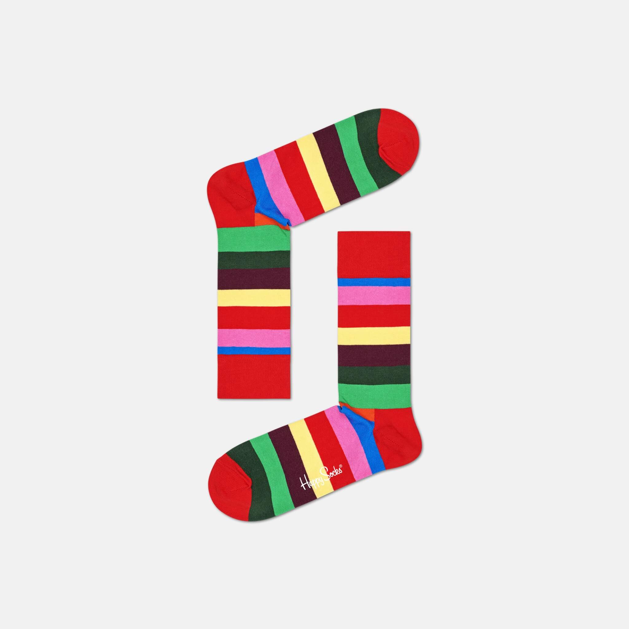 Happy Socks Stripe Red Sock