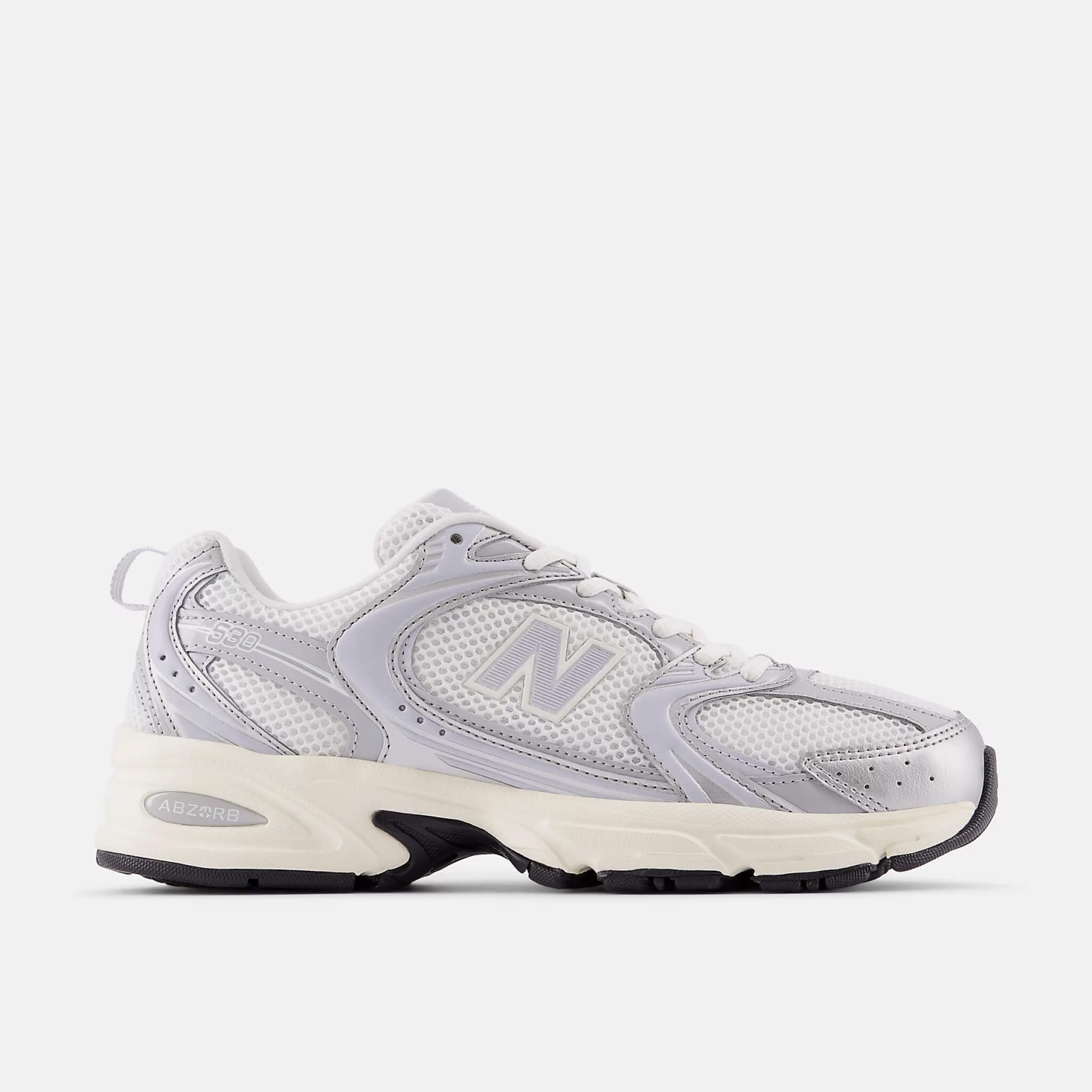 New Balance U530 Silver/White