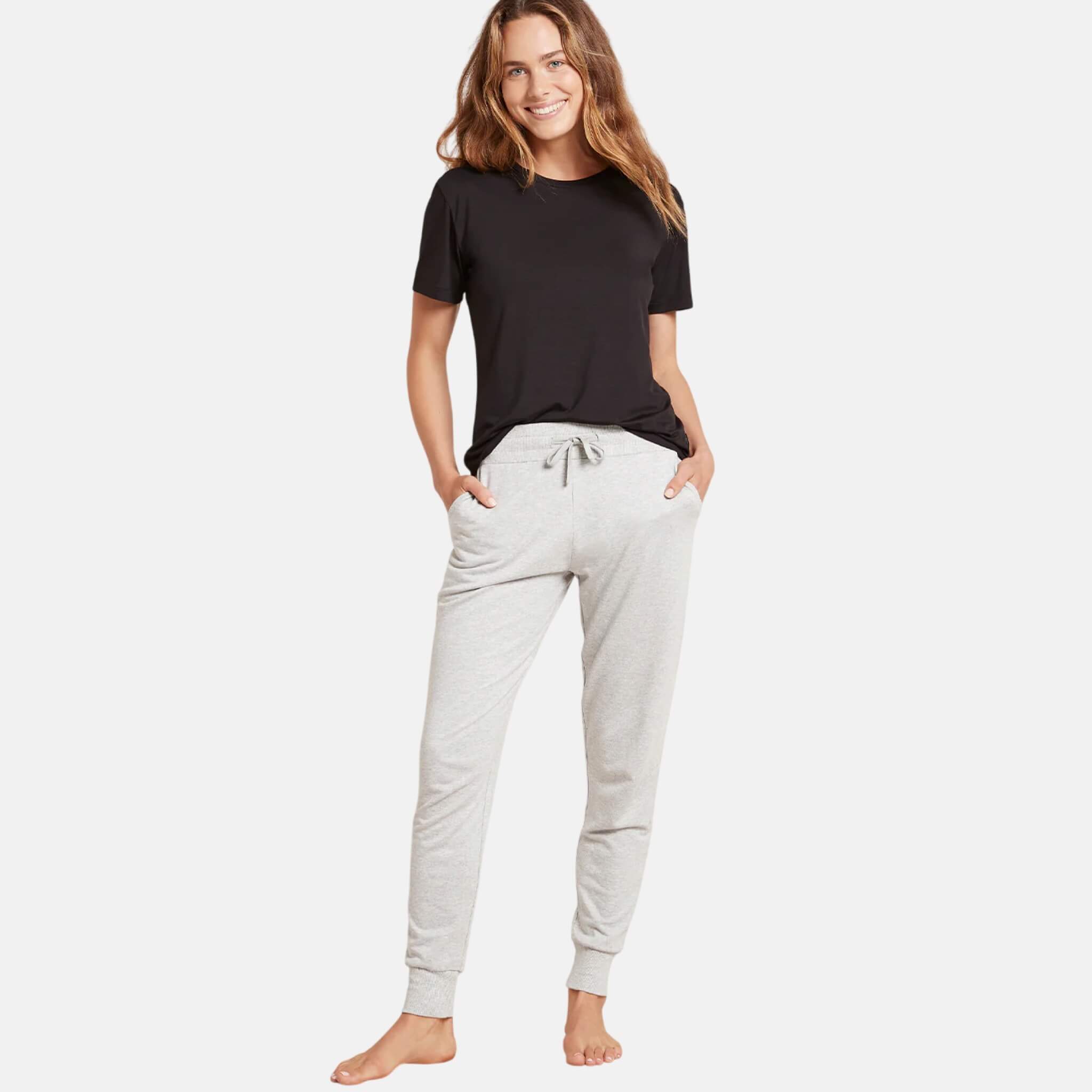 Boody Weekend Joggers Grey Marl