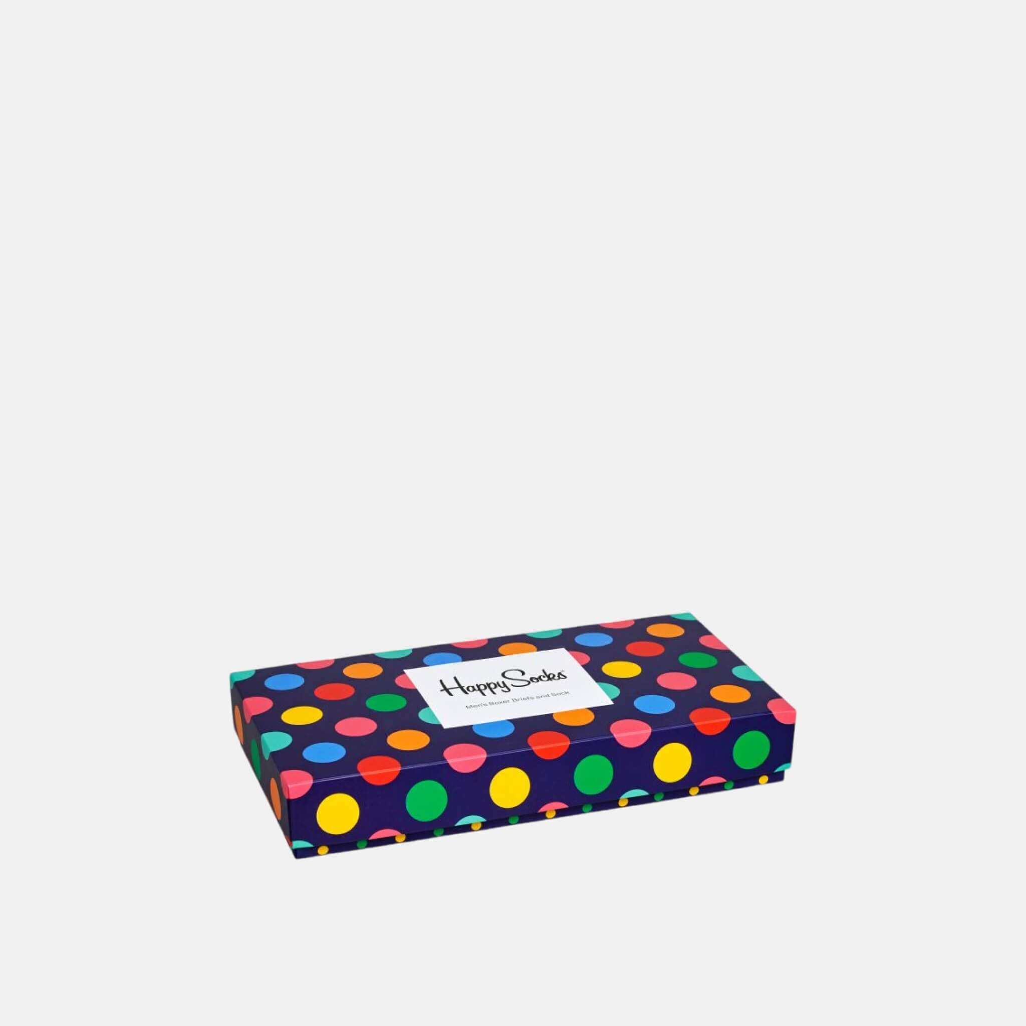 Happy Socks Combo Big Dot Blue 2-Pack Gift Set