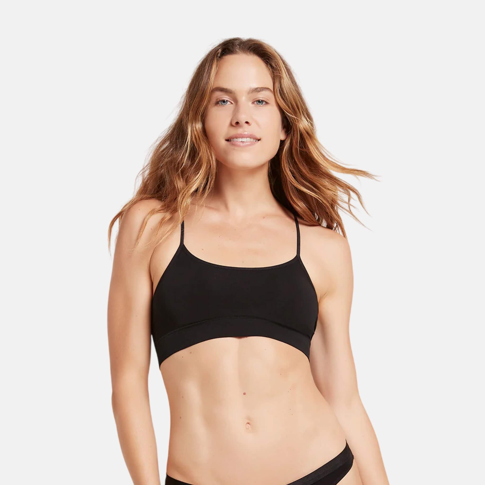 Boody Lyolyte Racerback Bra Black