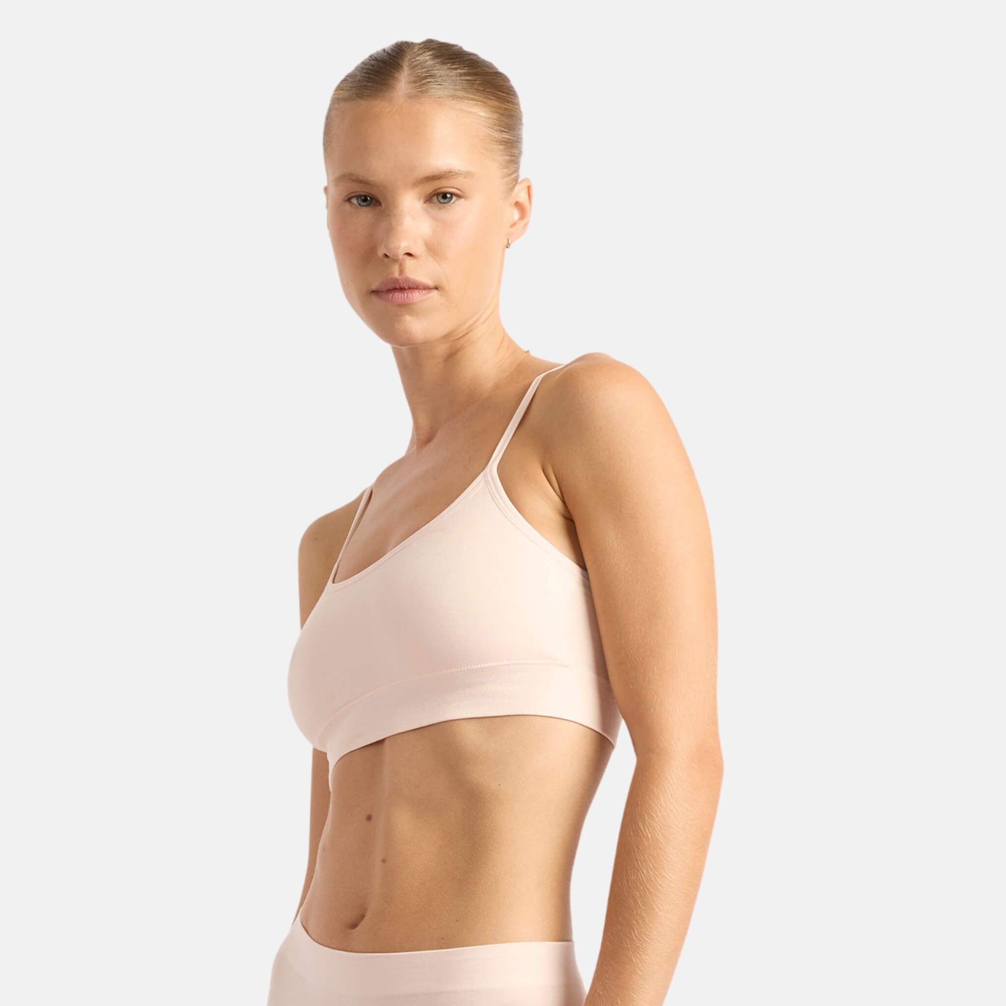 Boody Lyolyte Racerback Bra Powder Pink
